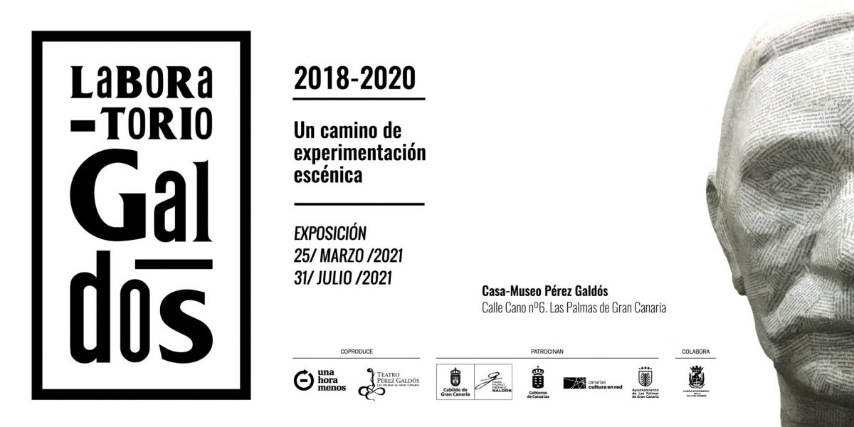 Folleto informativo sobre la Exposición Laboratorio Galdós (2018-2020)