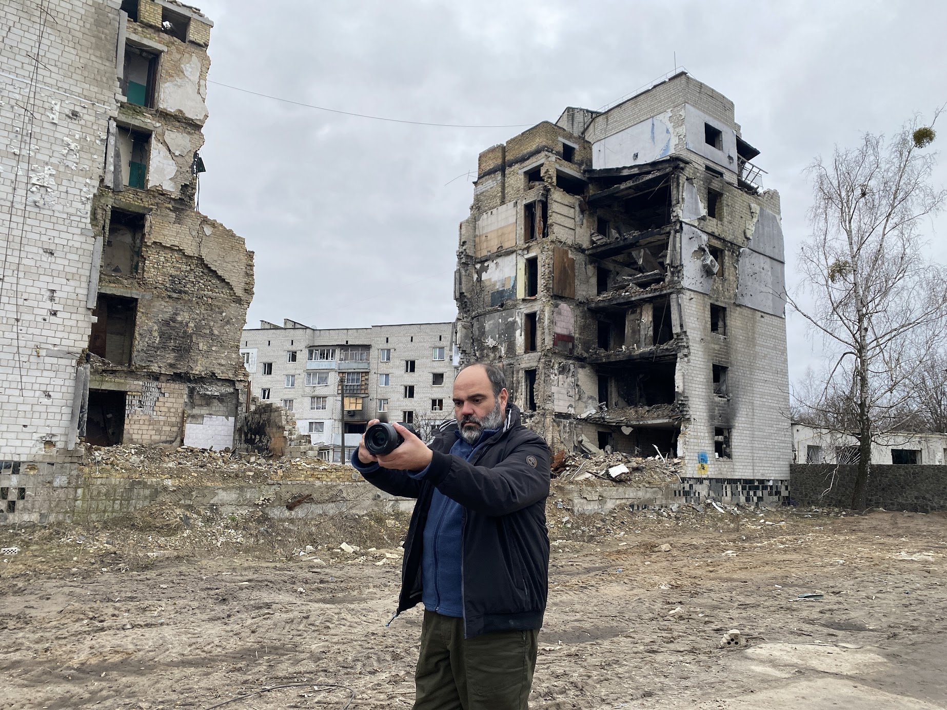 Visita a Bucha con Nicolás Castellano y Anna Surinyach