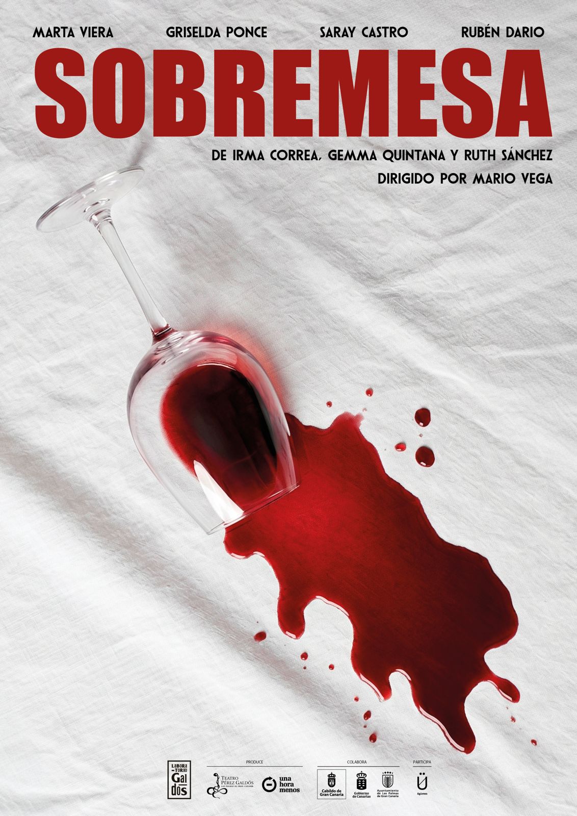 El Teatro Pérez Galdós pone a la venta las entradas para el montaje teatral ‘Sobremesa’, novena entrega del Laboratorio Galdós internacional